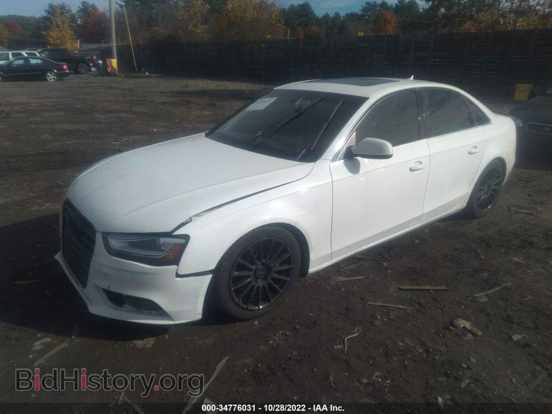 2013 AUDI A4 - VIN: WAUFFAFL2DN007201 - Фото 2