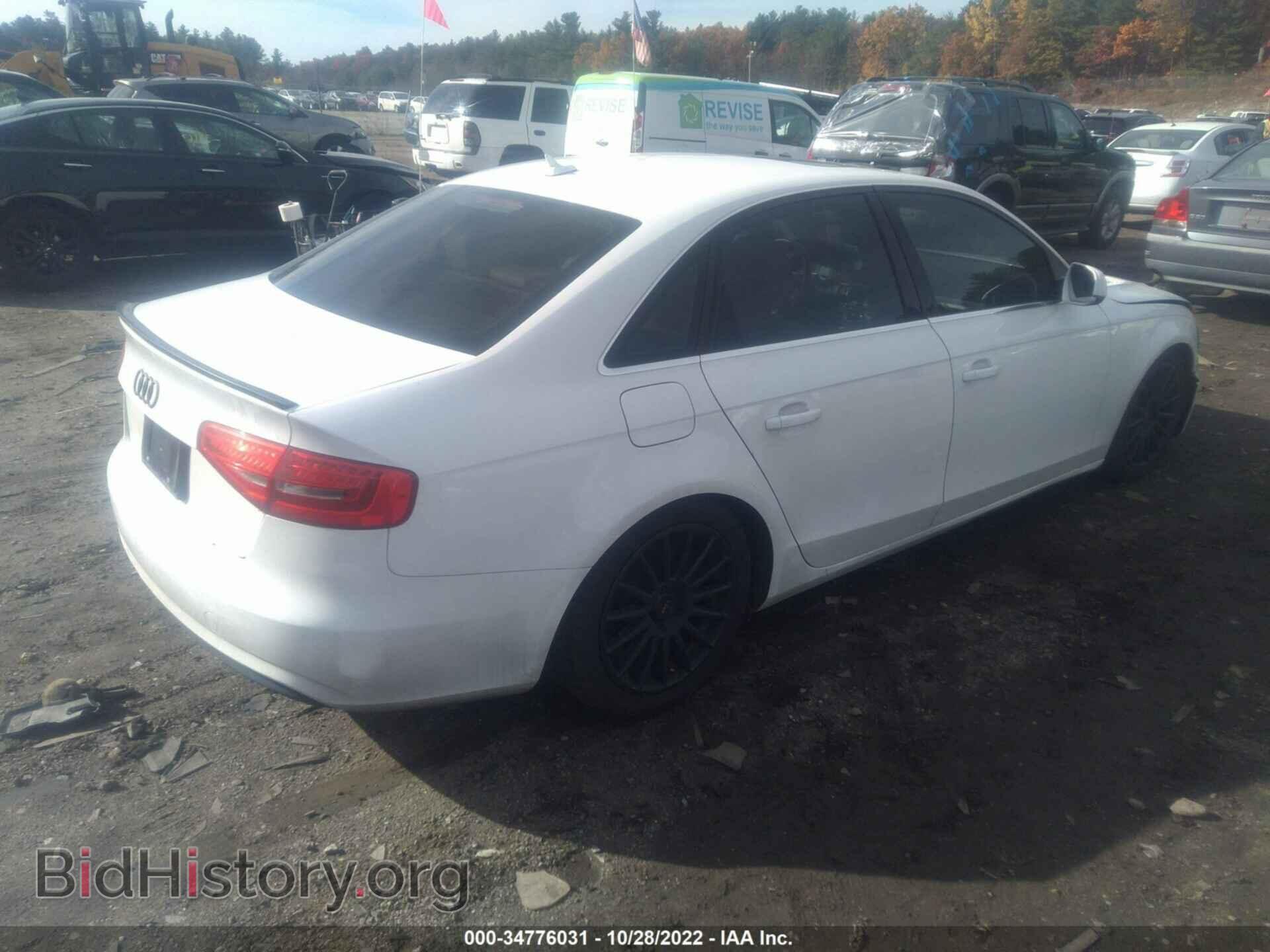 2013 AUDI A4 - VIN: WAUFFAFL2DN007201 - Фото 4