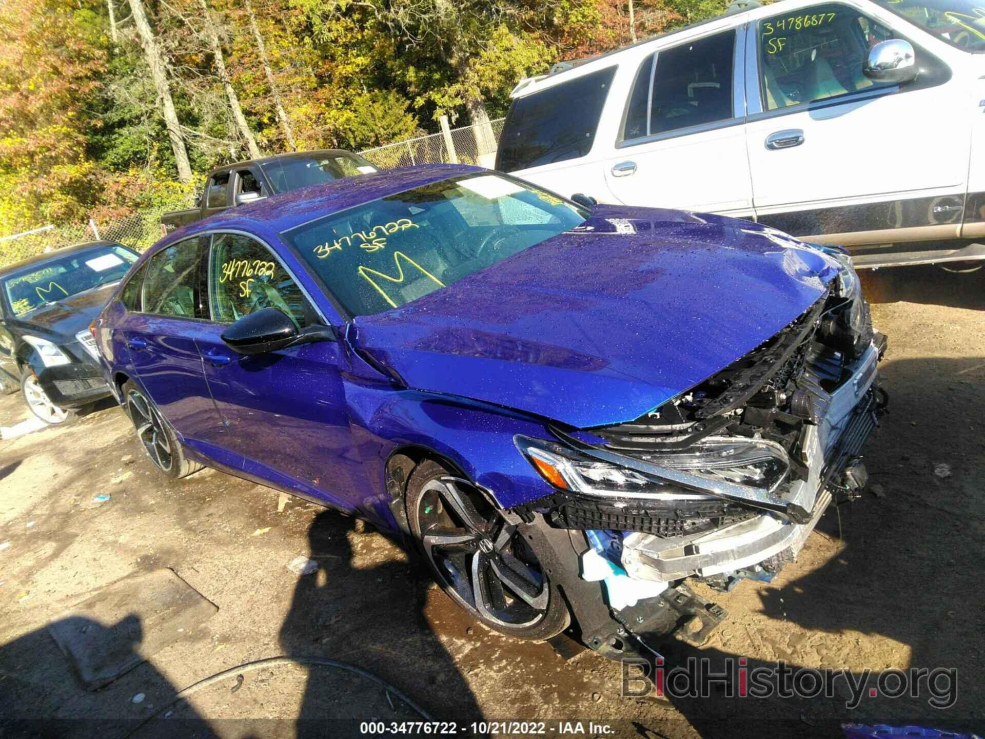 Photo 1HGCV1F3XMA051321 - HONDA ACCORD SEDAN 2021