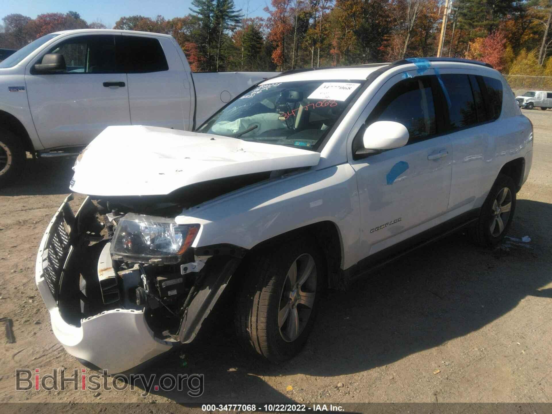2016 JEEP COMPASS - VIN: 1C4NJDEB1GD708572 - Фото 2