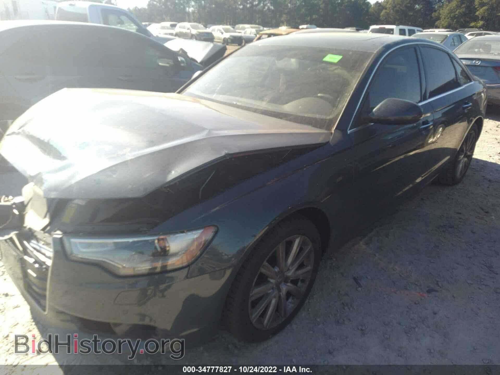 2013 AUDI A6 - VIN: WAUGFAFC1DN107276 - Фото 2
