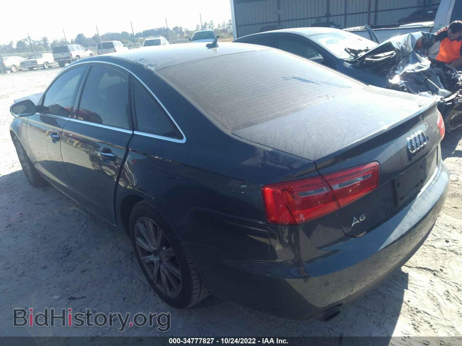2013 AUDI A6 - VIN: WAUGFAFC1DN107276 - Фото 3