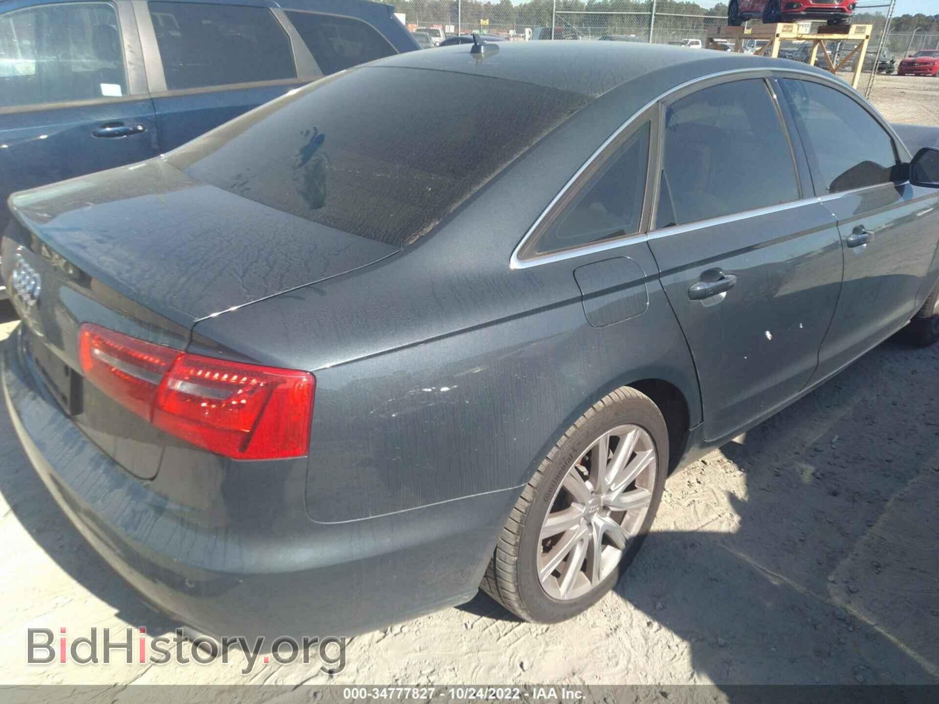 2013 AUDI A6 - VIN: WAUGFAFC1DN107276 - Фото 4