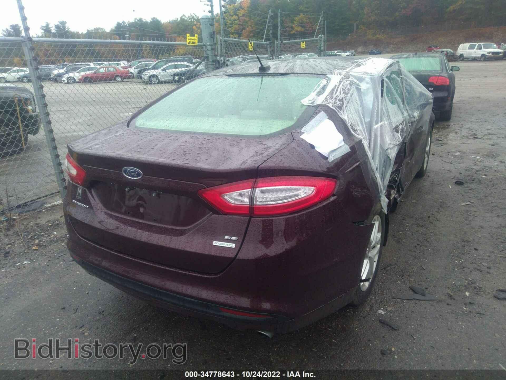 2013 FORD FUSION - VIN: 3FA6P0HR2DR335121 - Photo 4