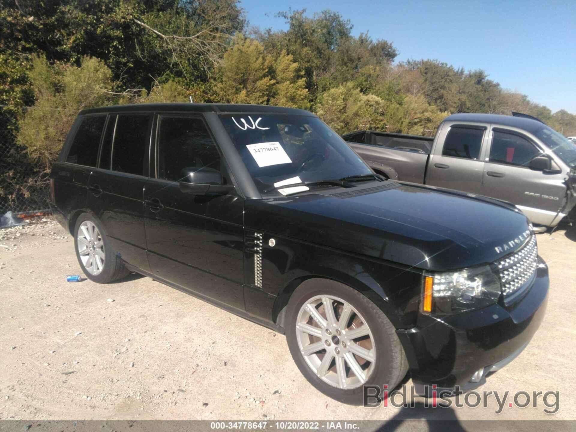 Photo SALMF1E48CA391651 - LAND ROVER RANGE ROVER 2012