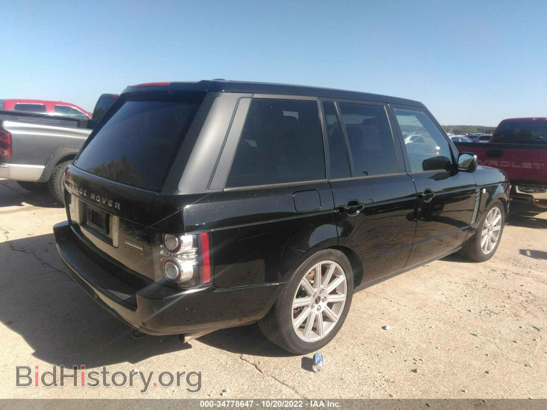 2012 LAND ROVER RANGE ROVER - VIN: SALMF1E48CA391651 - Фото 4