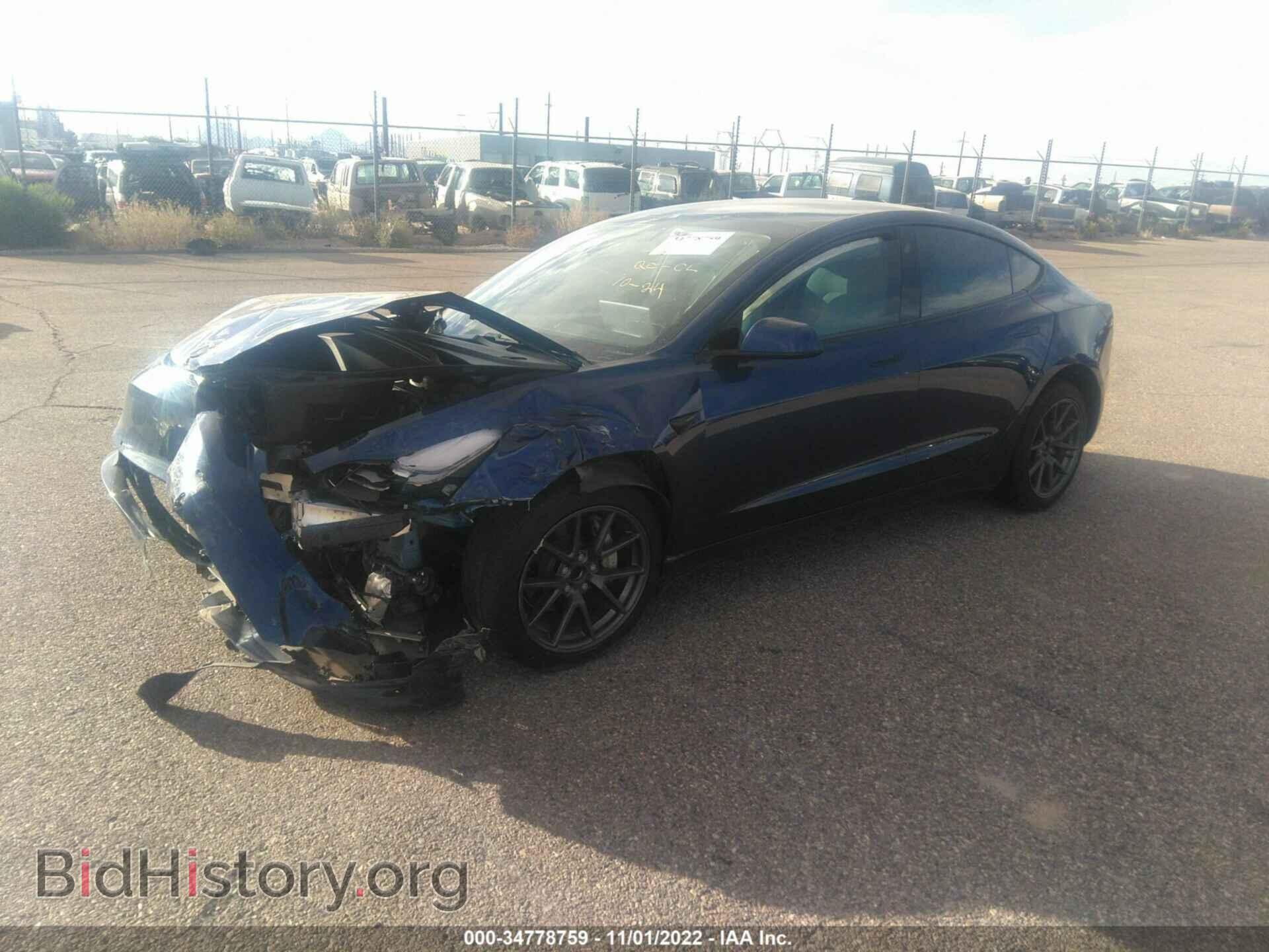 2021 TESLA MODEL 3 - VIN: 5YJ3E1EA7MF987404 - Фото 2