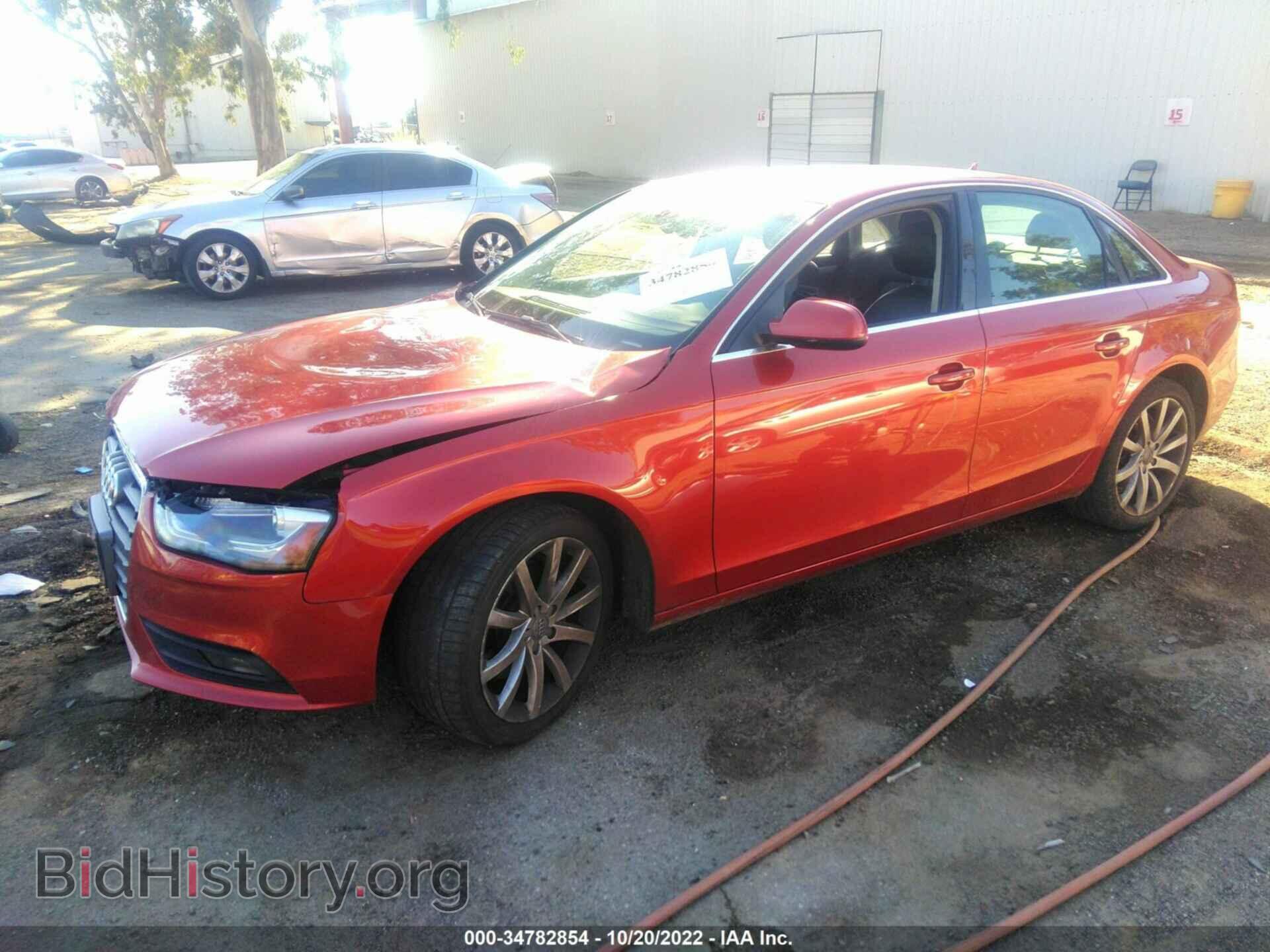 2013 AUDI A4 - VIN: WAUEFAFL4DN041412 - Фото 2