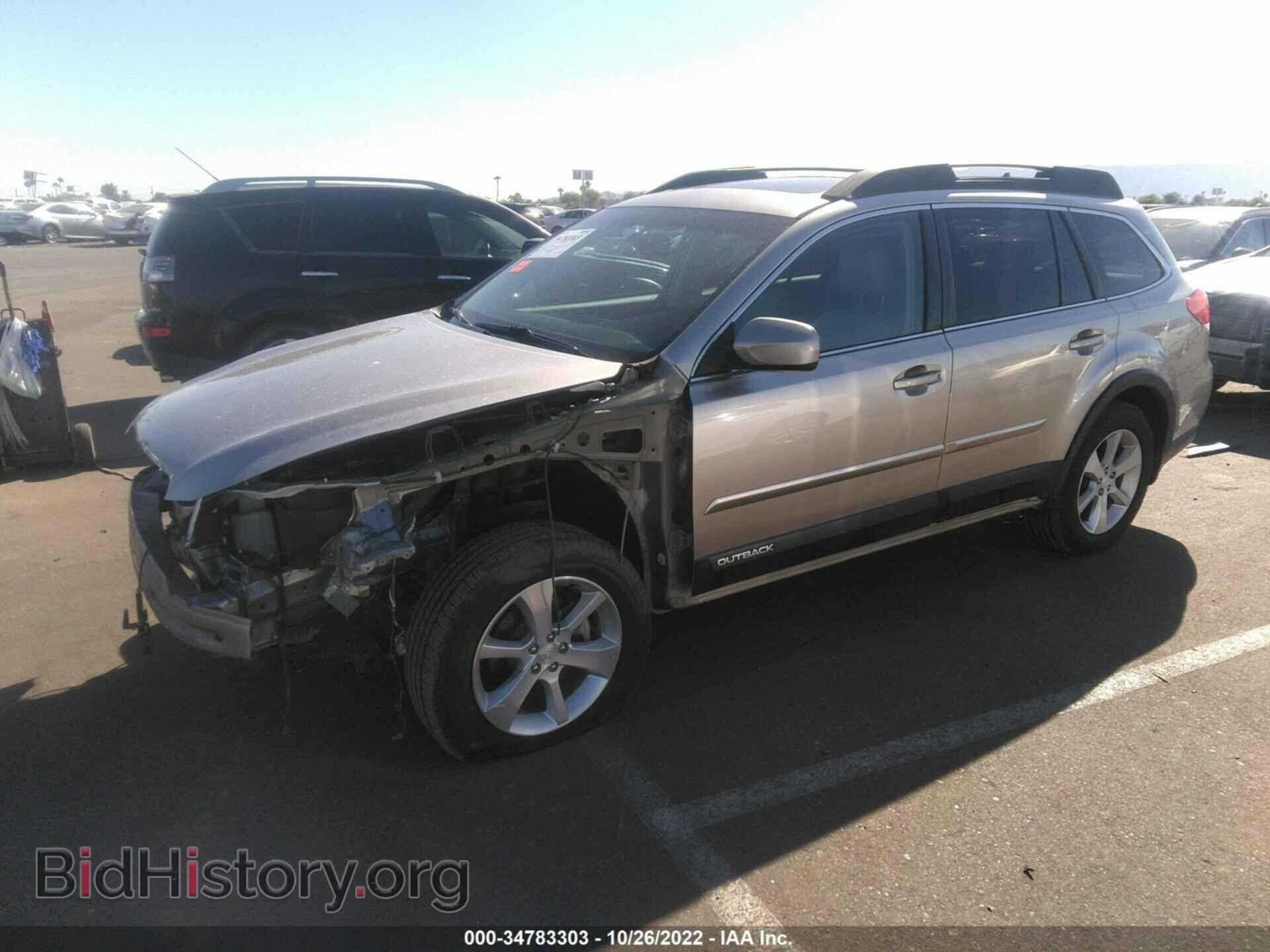 2014 SUBARU OUTBACK - VIN: 4S4BRBLC6E3307240 - Фото 2