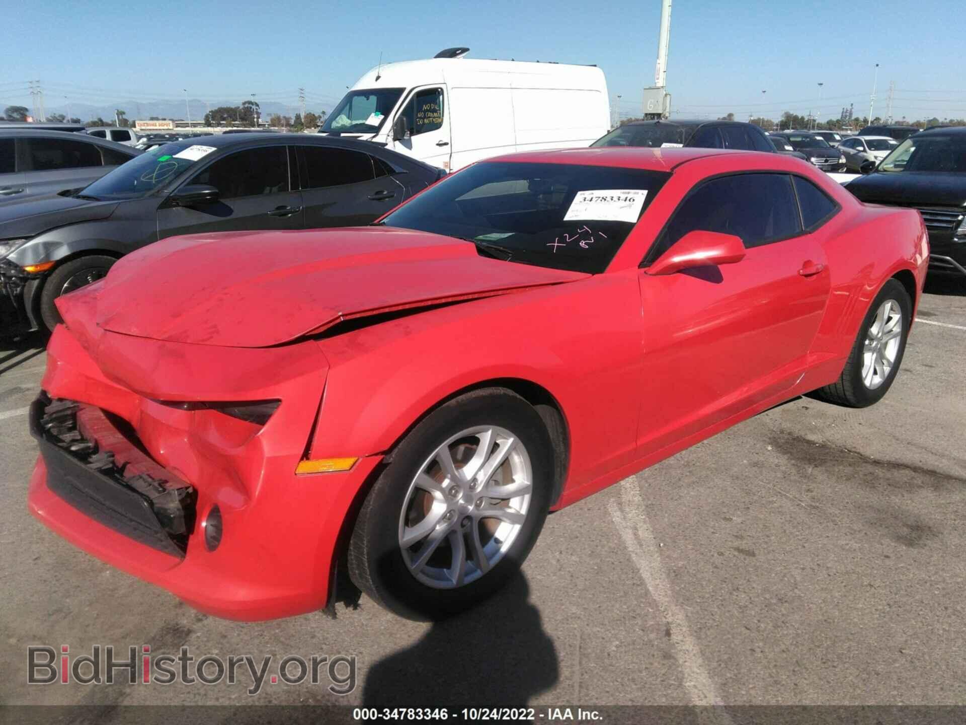 2014 CHEVROLET CAMARO - VIN: 2G1FA1E36E9165802 - Фото 2