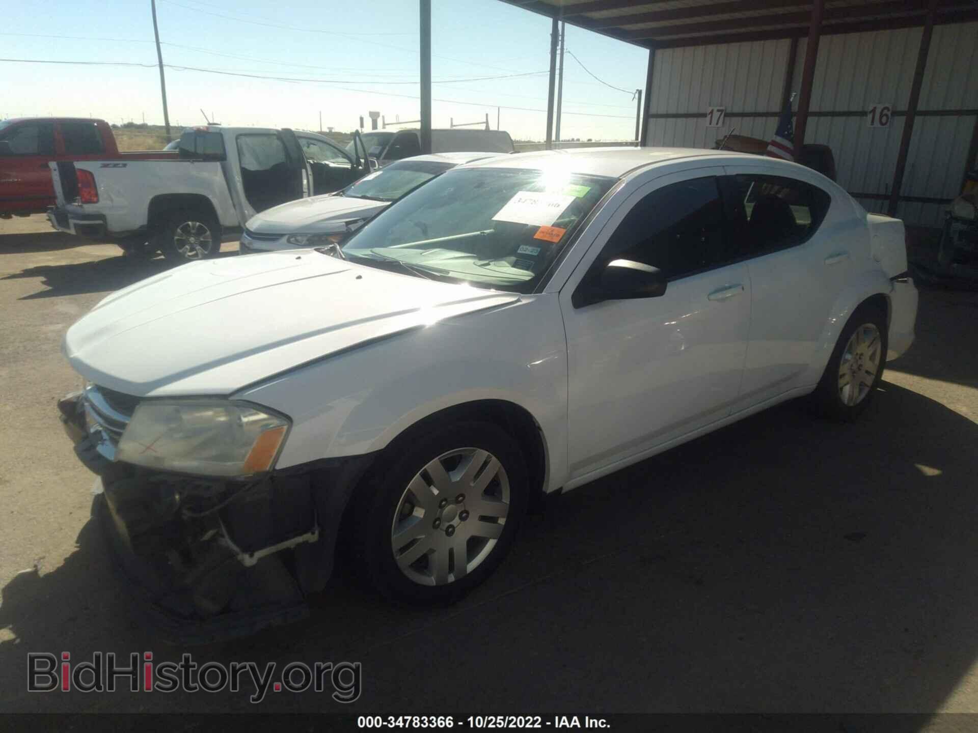 2014 DODGE AVENGER - VIN: 1C3CDZAB1EN115873 - Фото 2