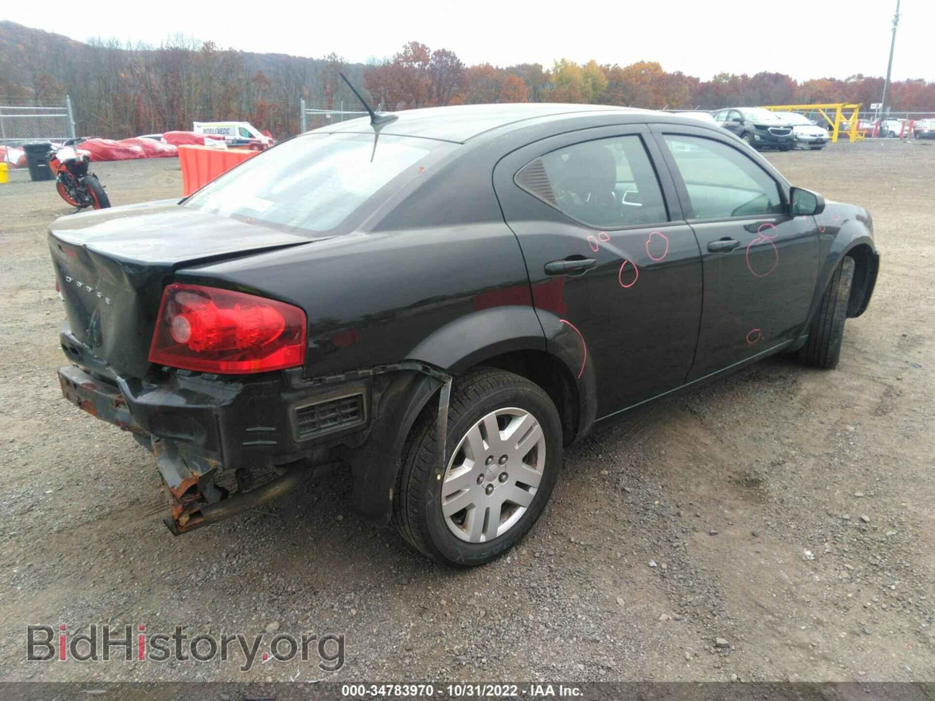 2013 DODGE AVENGER - VIN: 1C3CDZAB5DN617607 - Фото 4