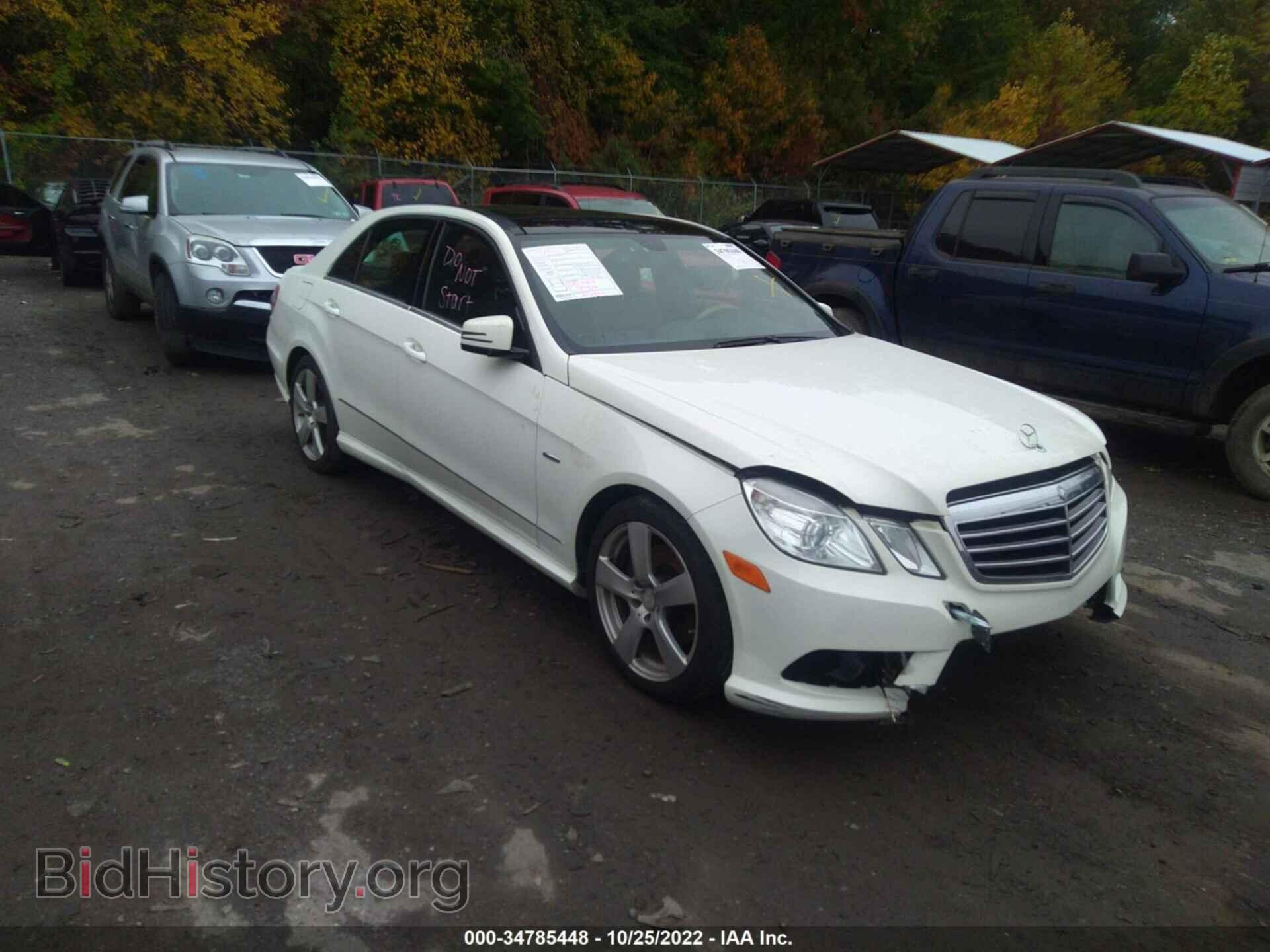Фотография WDDHF8JB7CA601149 - MERCEDES-BENZ E-CLASS 2012