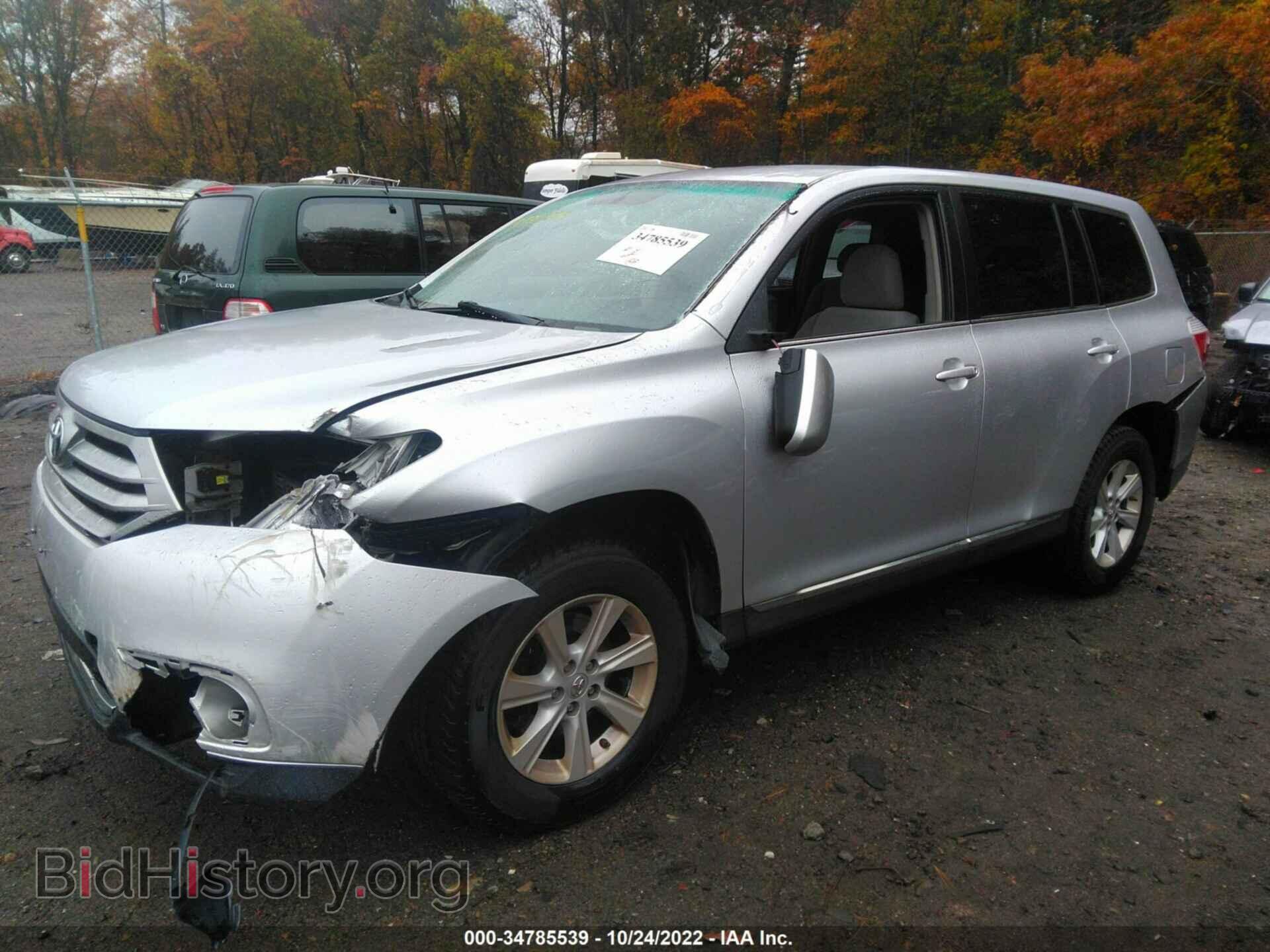 2013 TOYOTA HIGHLANDER - VIN: 5TDBK3EH8DS195531 - Фото 2