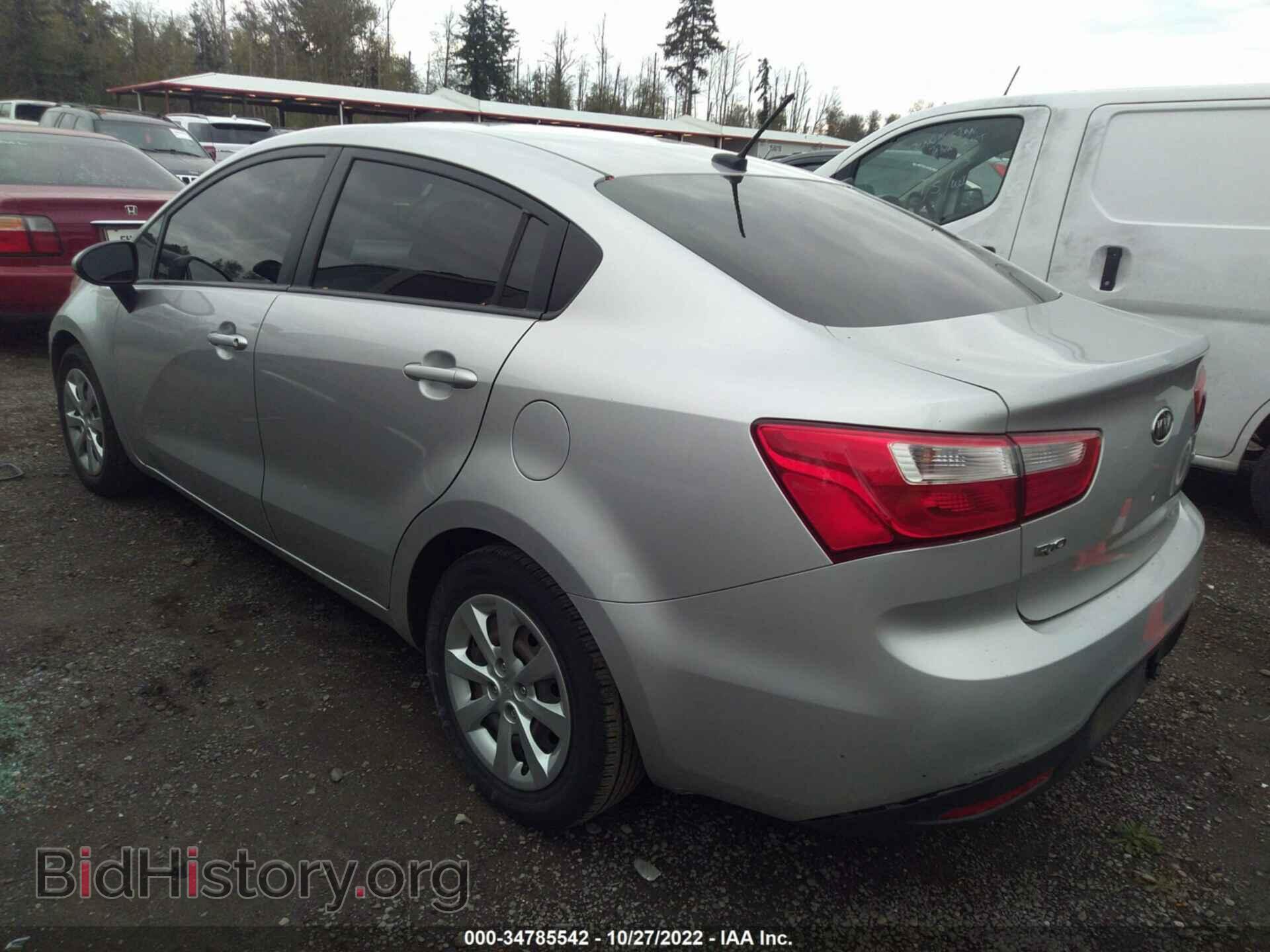2012 KIA RIO - VIN: KNADM4A35C6052907 - Фото 3