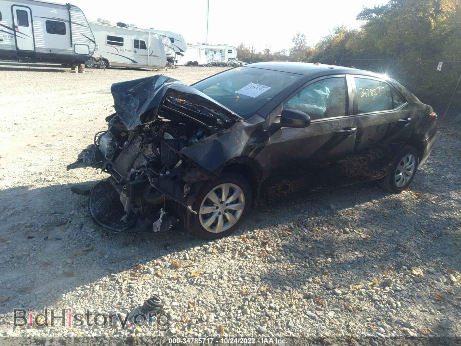 2014 TOYOTA COROLLA - VIN: 2T1BURHE8EC190774 - Фото 2
