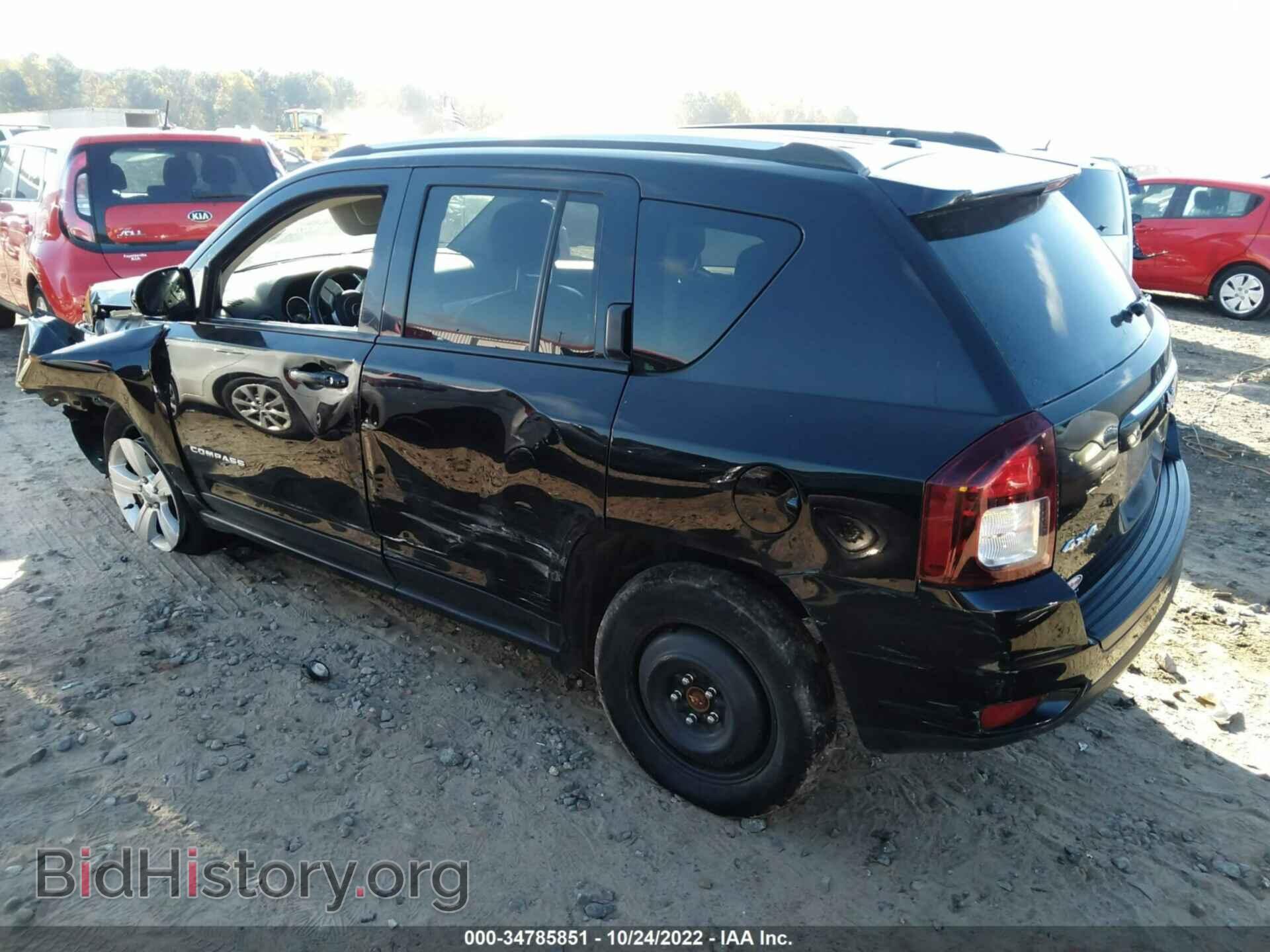 2016 JEEP COMPASS - VIN: 1C4NJDEB0GD686922 - Фото 3