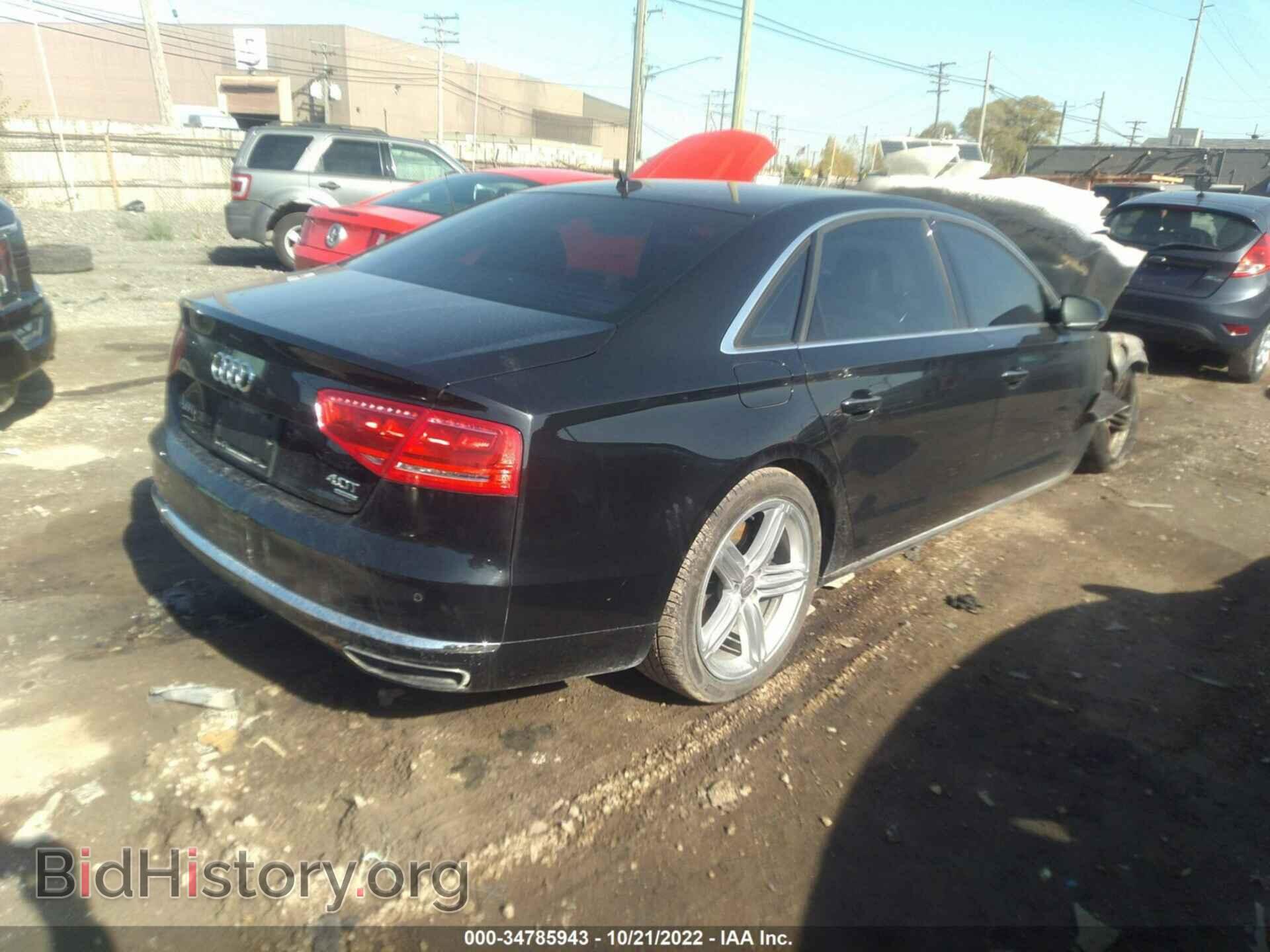 2013 AUDI A8 L - VIN: WAUR2AFD7DN018115 - Фото 4