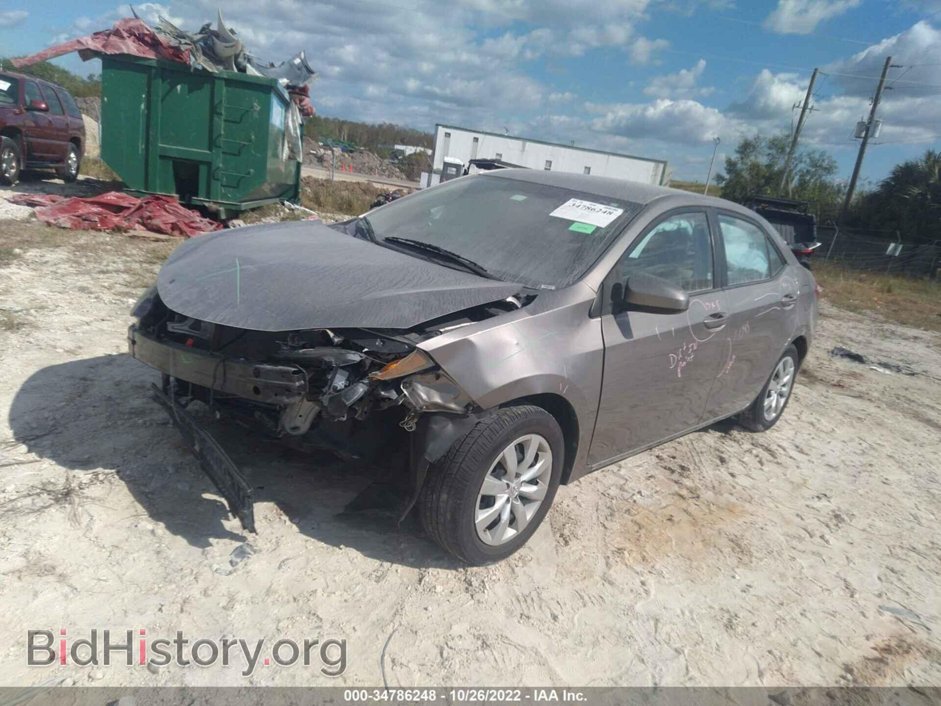 2015 TOYOTA COROLLA - VIN: 2T1BURHE8FC389650 - Photo 2