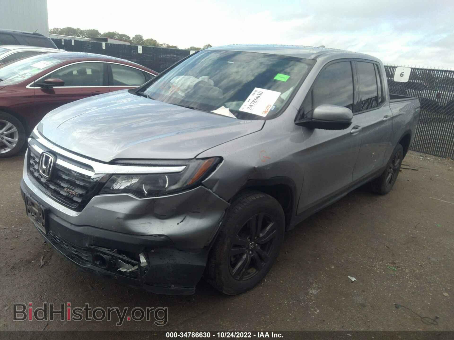 2019 HONDA RIDGELINE - VIN: 5FPYK3F17KB044426 - Фото 2