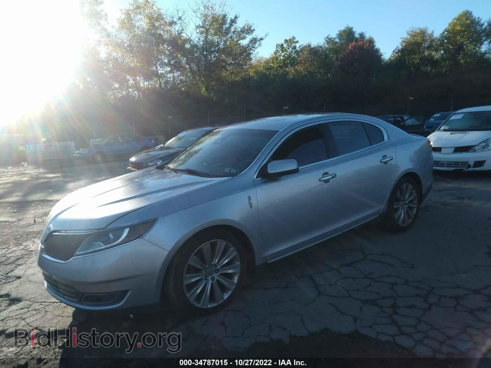 2013 LINCOLN MKS - VIN: 1LNHL9FT5DG603681 - Фото 2