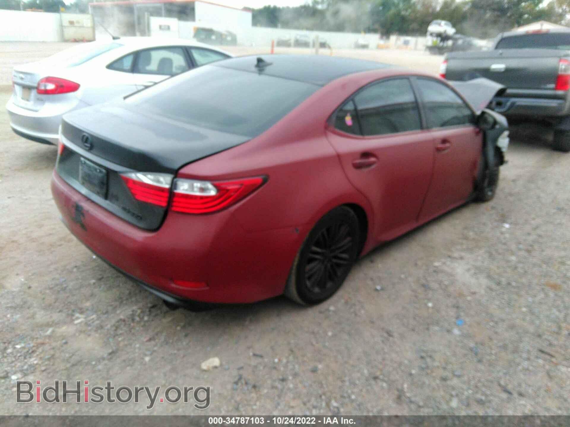 2013 LEXUS ES 350 - VIN: JTHBK1GG6D2034609 - Фото 4