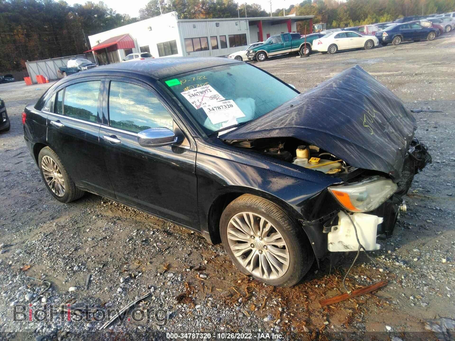 Фотография 1C3CCBCB8CN307425 - CHRYSLER 200 2012