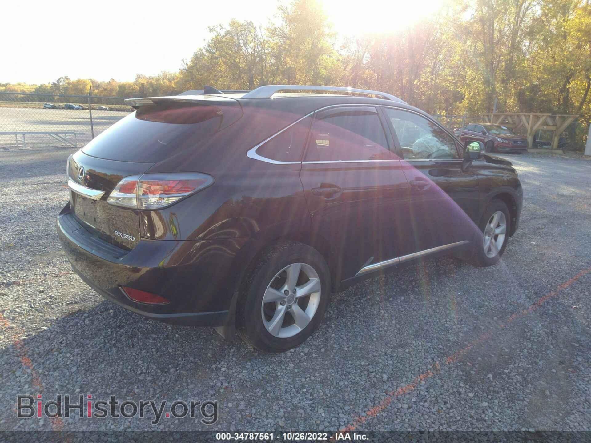 2014 LEXUS RX 350 - VIN: 2T2BK1BA9EC249968 - Фото 4