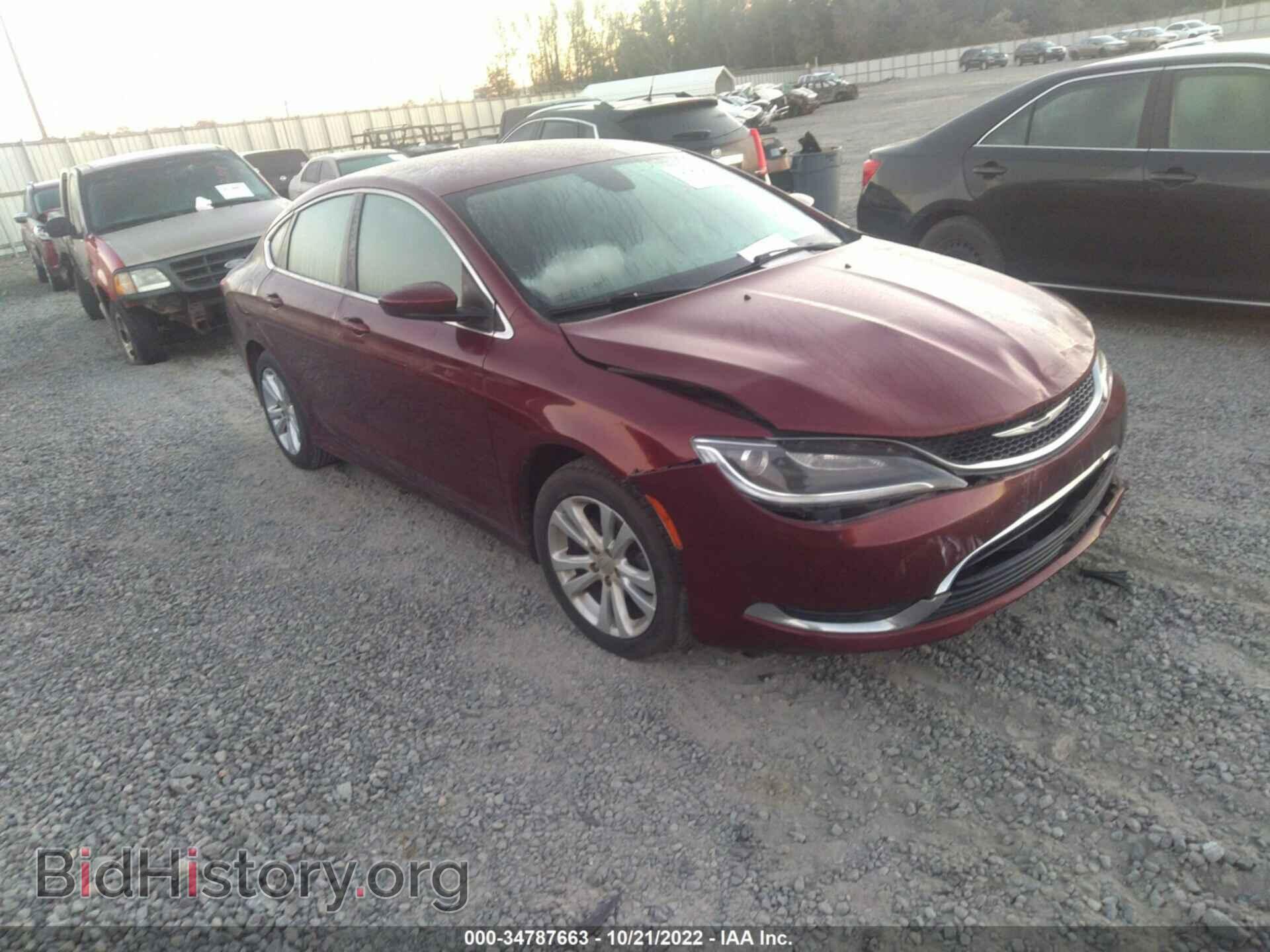 Фотография 1C3CCCAB5FN697073 - CHRYSLER 200 2015