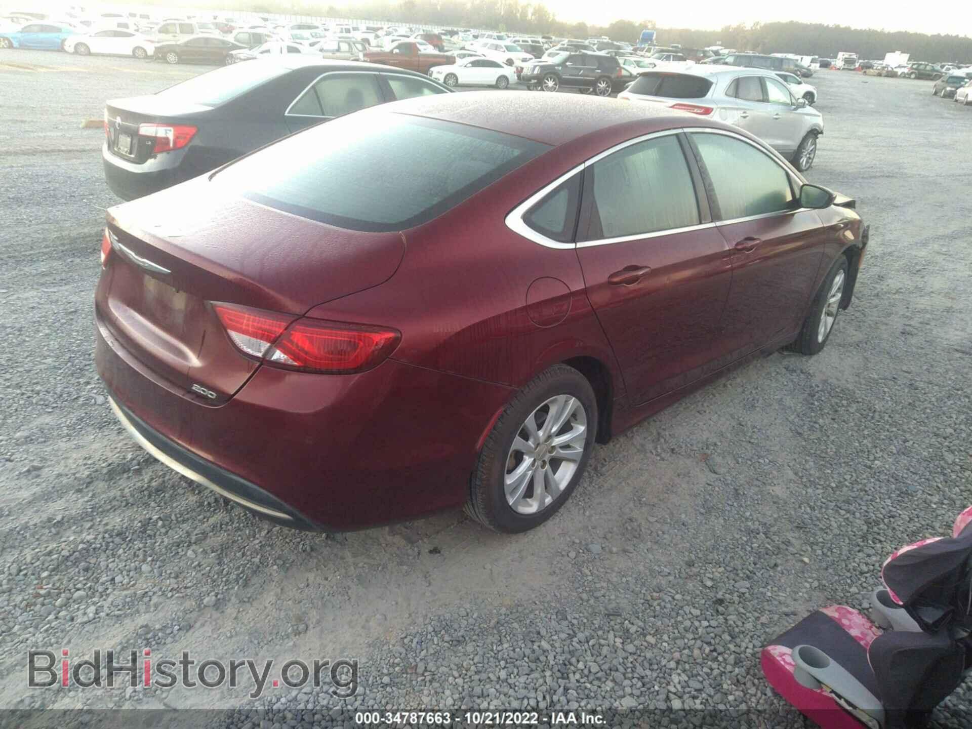 2015 CHRYSLER 200 - VIN: 1C3CCCAB5FN697073 - Фото 4
