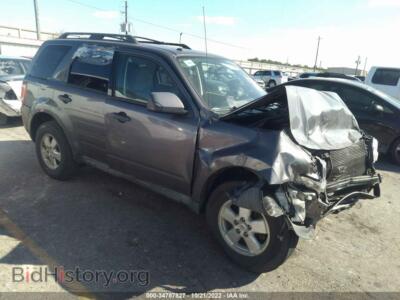 2010 Ford ESCAPE XLT, серый — VIN 1FMCU0D75AKA33831, IAAI