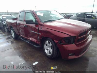 2012 RAM 1500 Express, красный — VIN 1C6RD6FT3CS246153, IAAI