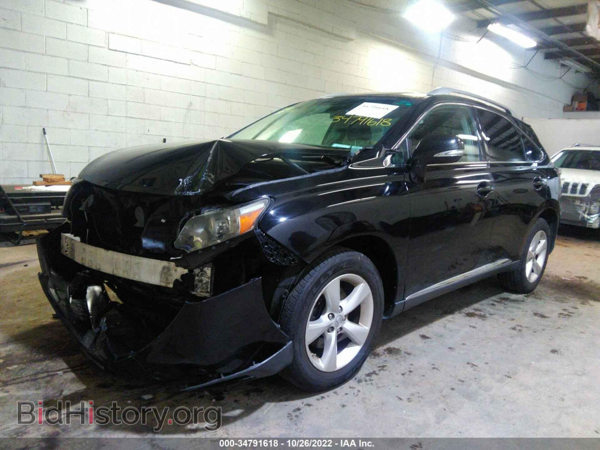 2010 LEXUS RX 350 - VIN: 2T2BK1BA3AC058959 - Фото 2