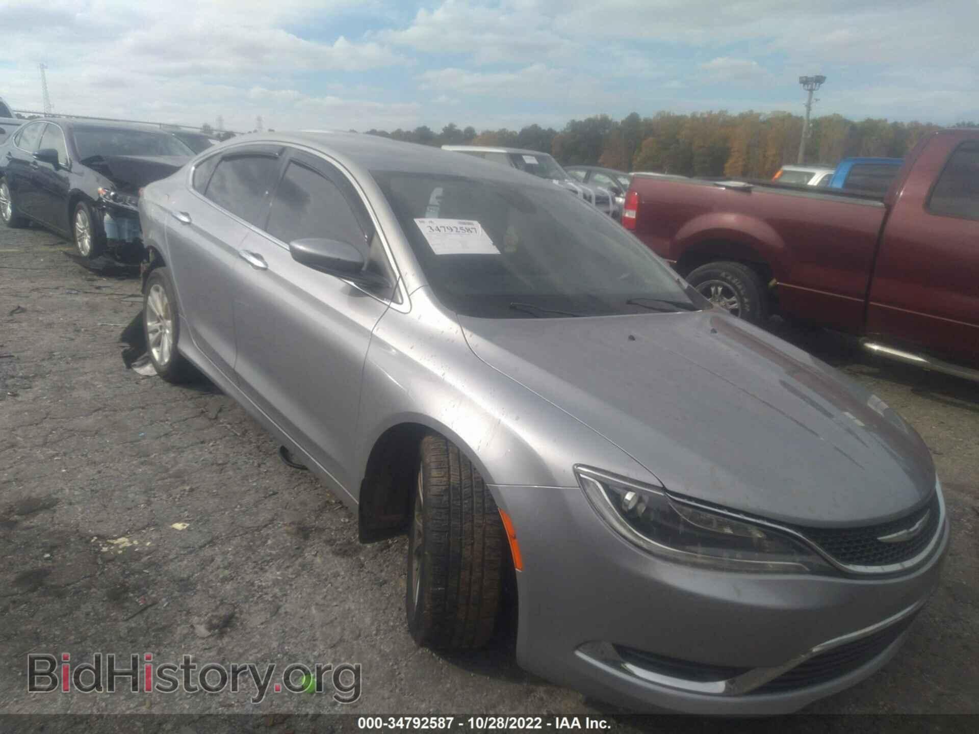 Фотография 1C3CCCAB6FN754834 - CHRYSLER 200 2015