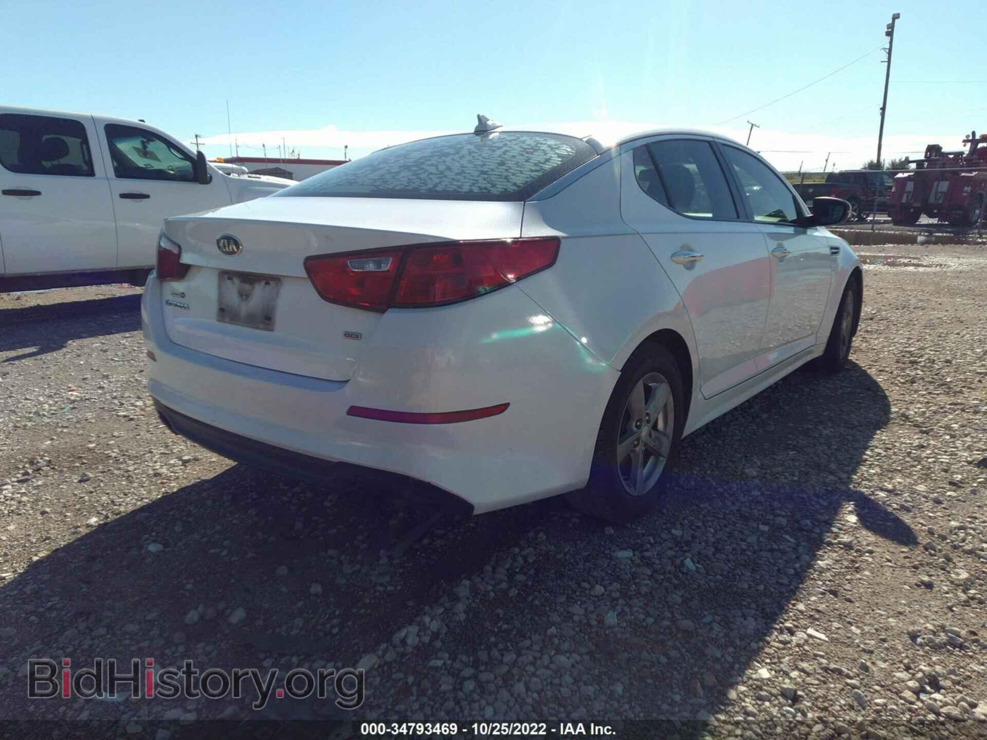 2015 KIA OPTIMA - VIN: KNAGM4A72F5579653 - Фото 4