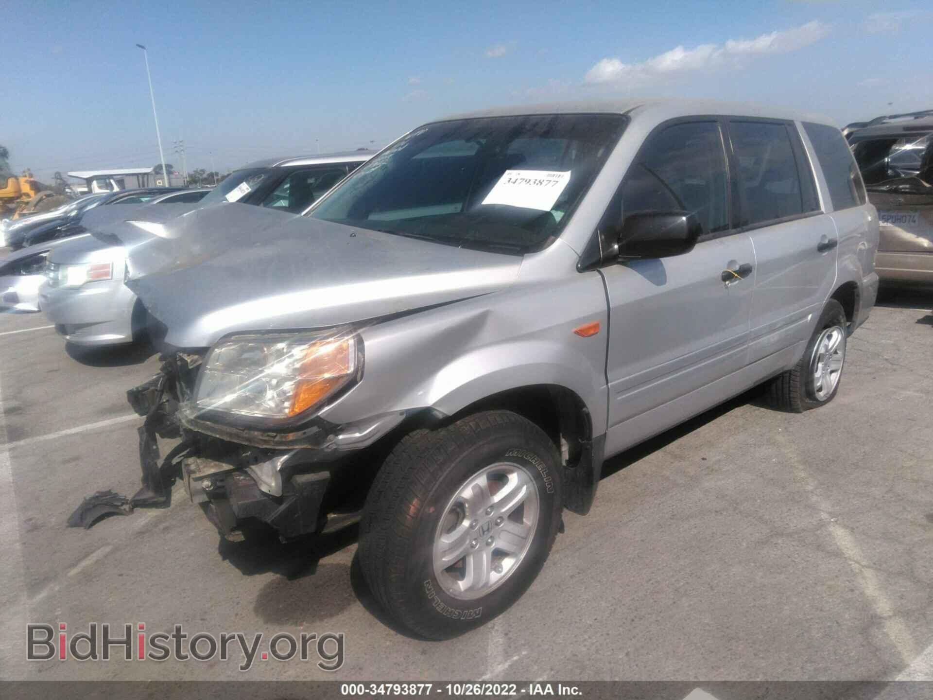 2006 HONDA PILOT - VIN: 2HKYF18116H517209 - Фото 2