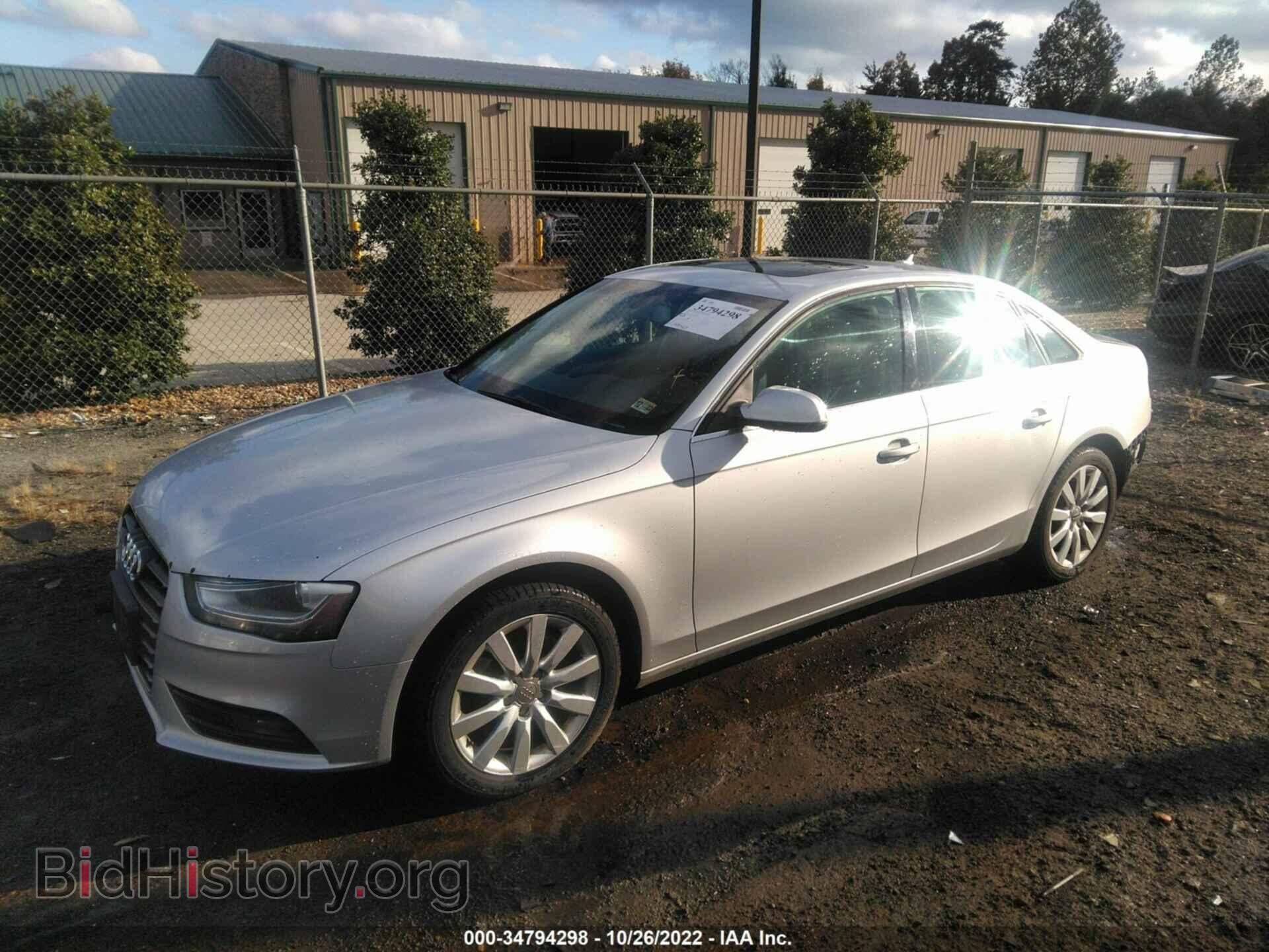 2013 AUDI A4 - VIN: WAUBFAFL0DN005221 - Фото 2