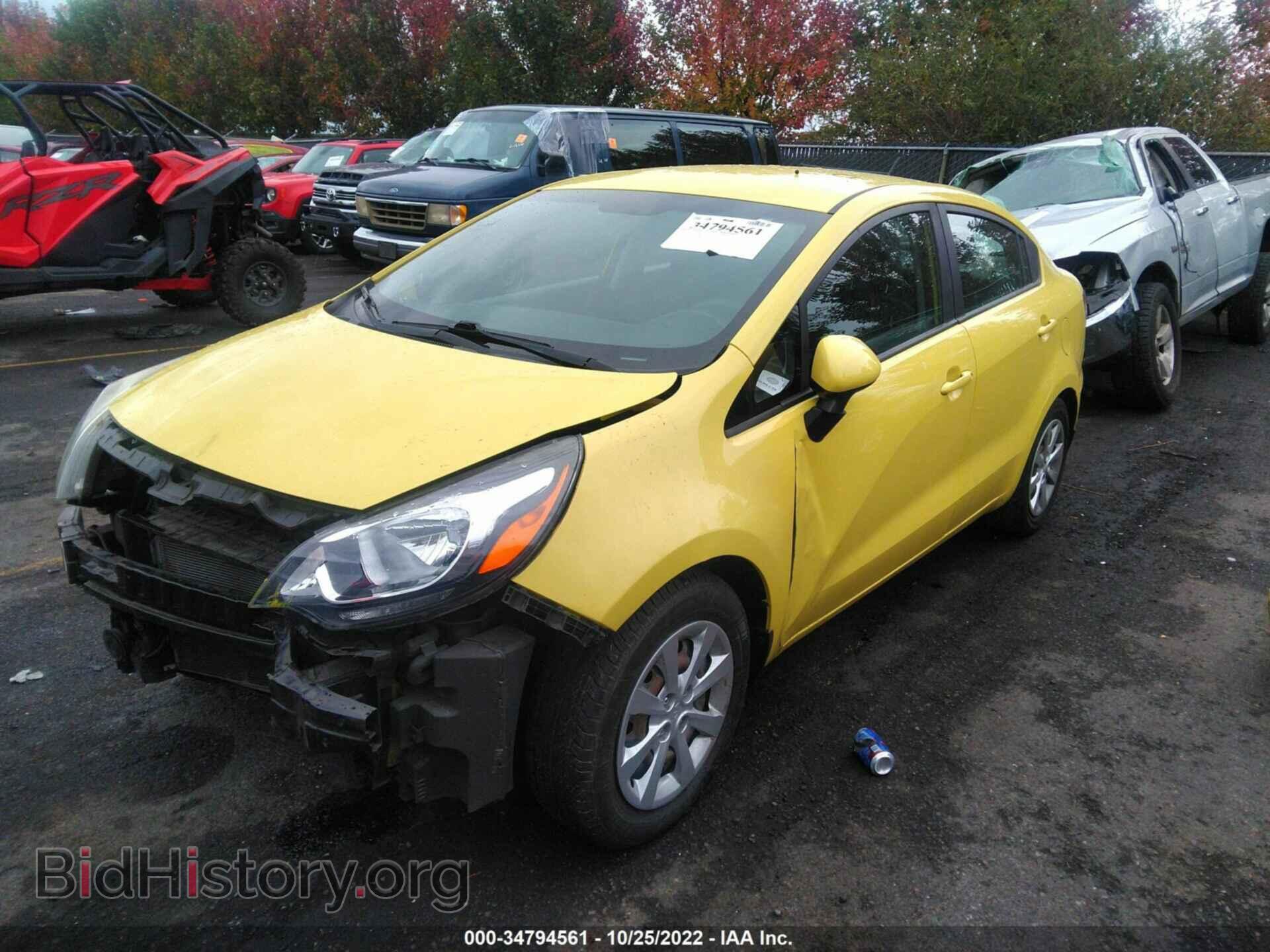 2016 KIA RIO - VIN: KNADM4A39G6686355 - Фото 2