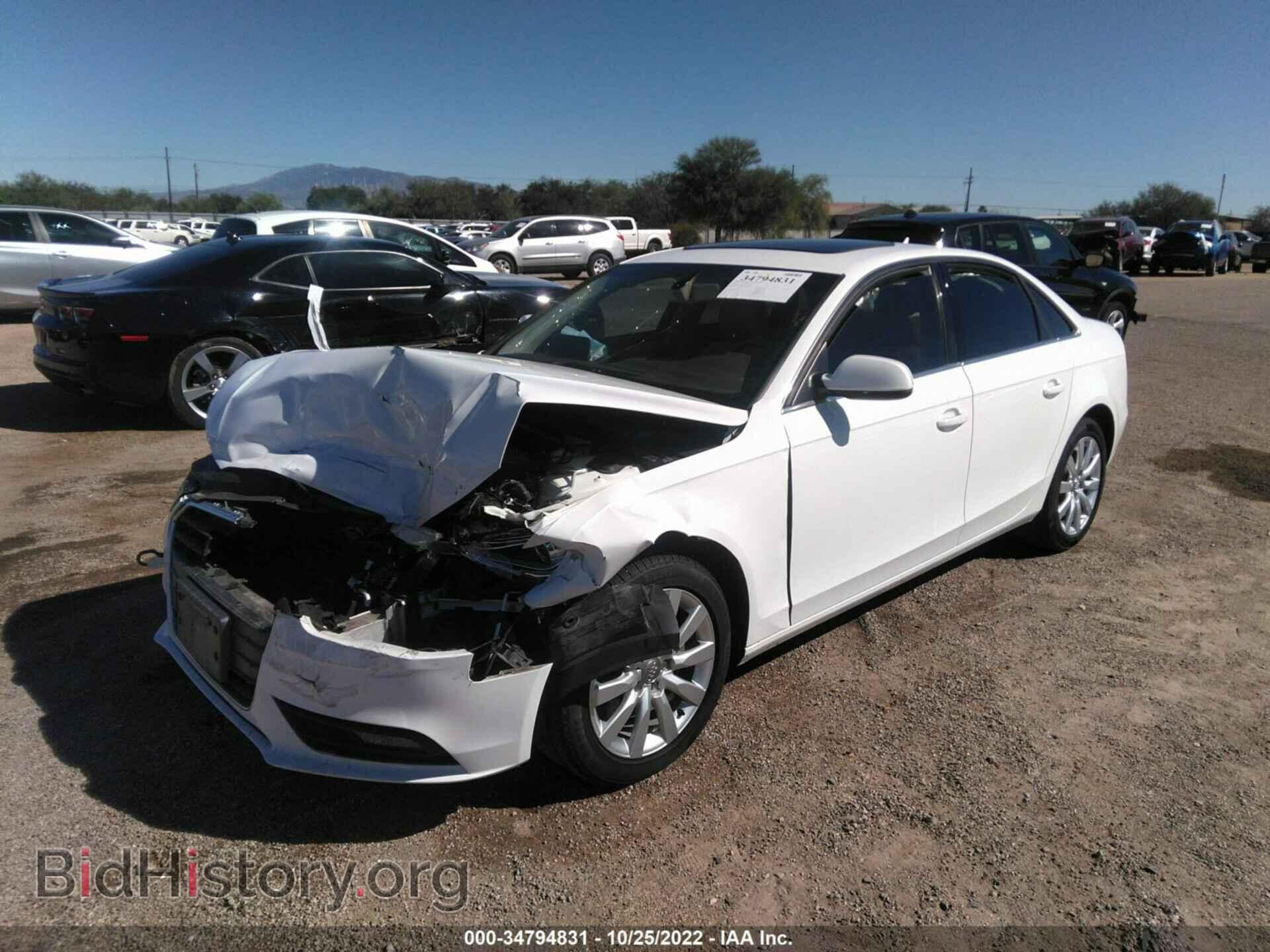 2013 AUDI A4 - VIN: WAUBFAFL3DN040125 - Фото 2