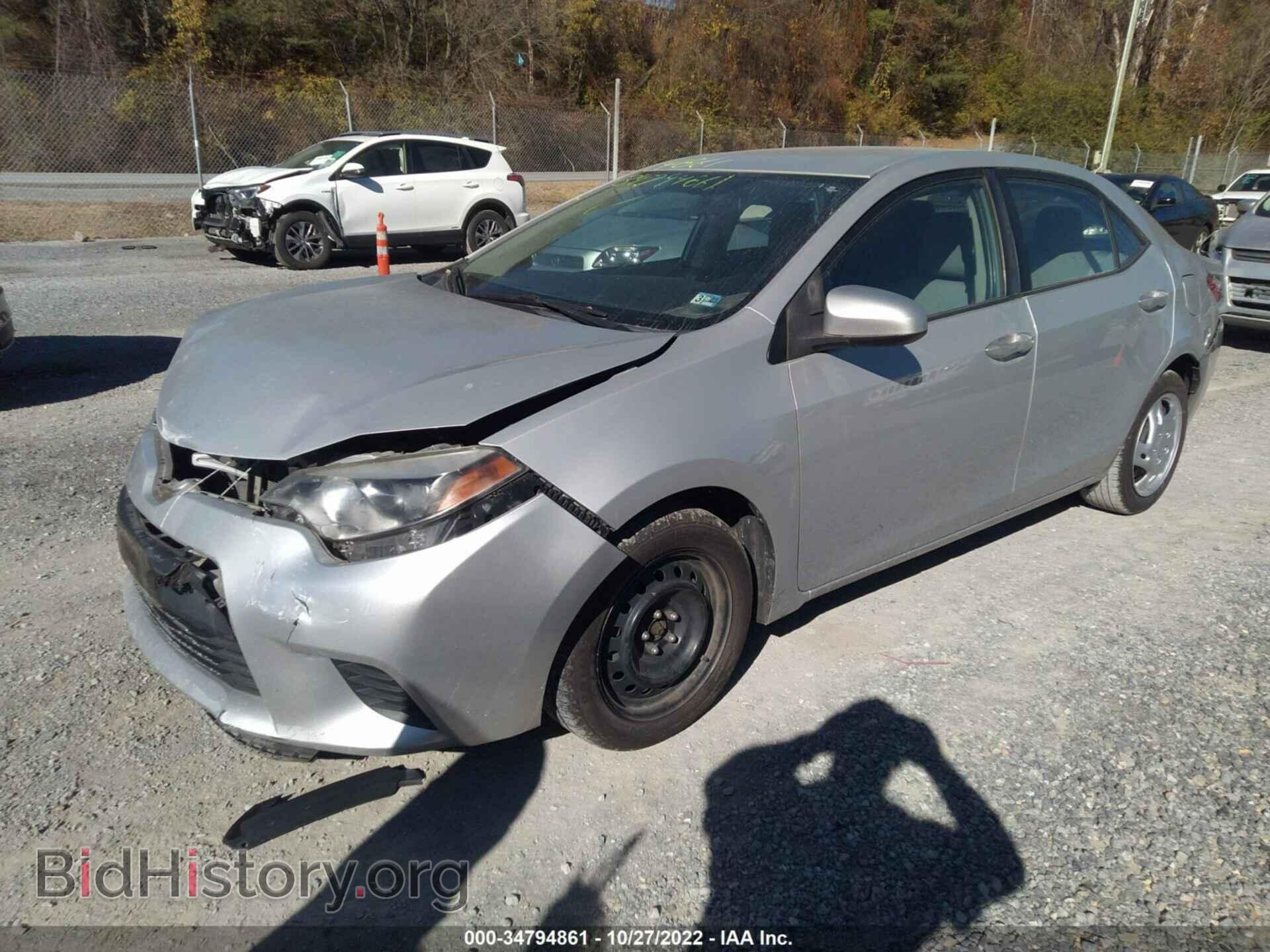 2014 TOYOTA COROLLA - VIN: 2T1BURHE5EC044610 - Фото 2