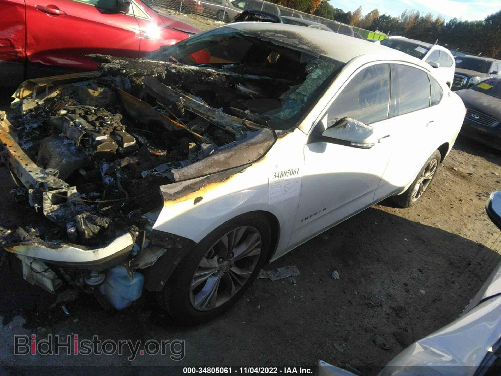 2014 CHEVROLET IMPALA - VIN: 2G1115SLXE9243701 - Фото 2
