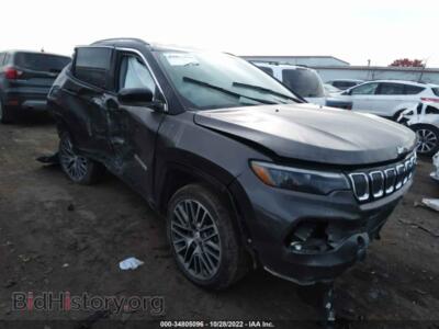 2022 Jeep COMPASS Limited, gray — VIN 3C4NJDCB8NT105807, IAAI
