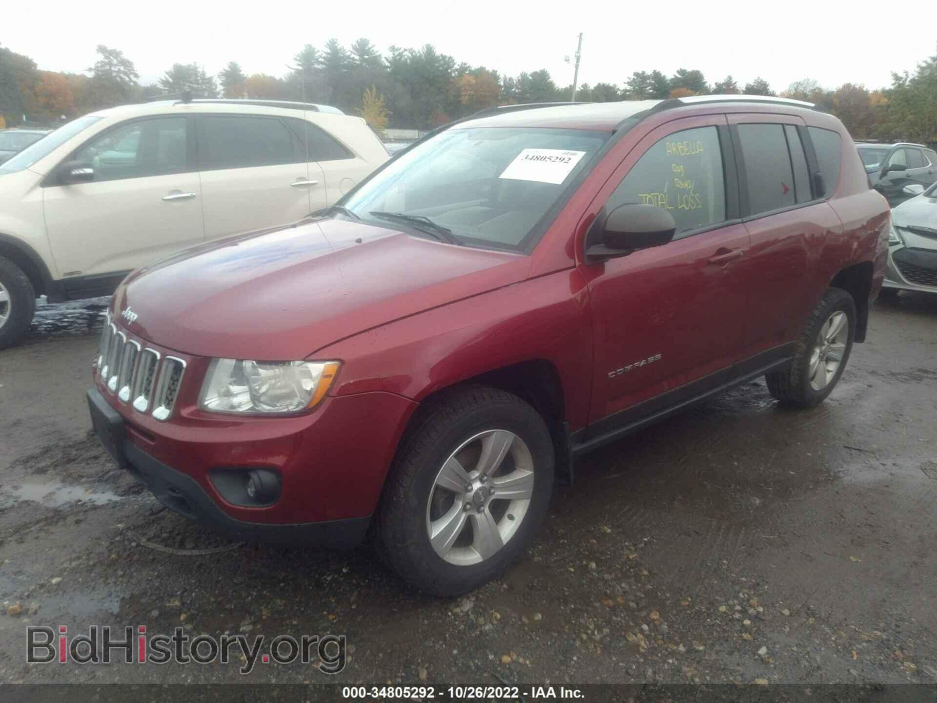 2012 JEEP COMPASS - VIN: 1C4NJDBB6CD537929 - Фото 2