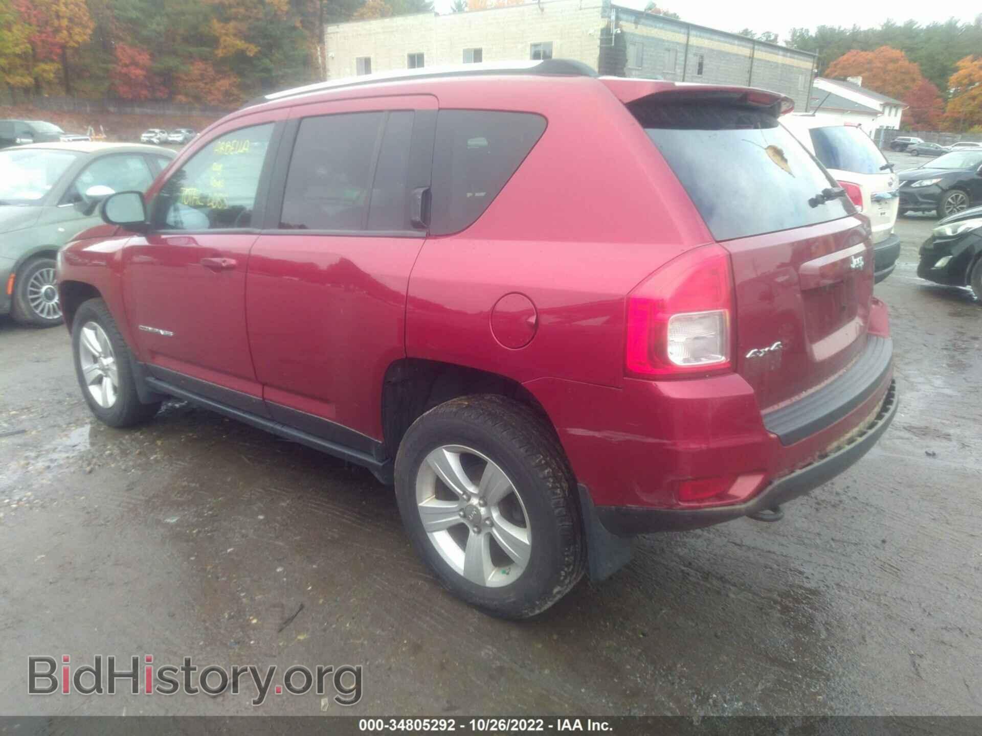 2012 JEEP COMPASS - VIN: 1C4NJDBB6CD537929 - Фото 3