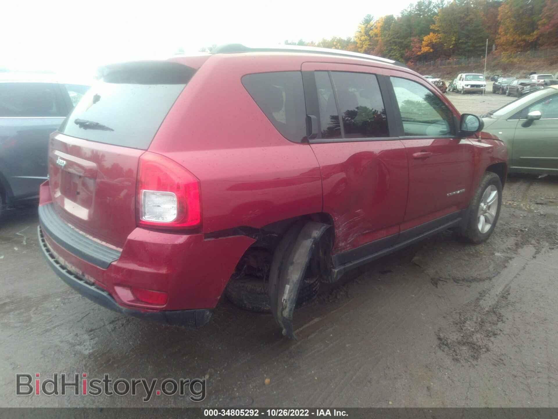 2012 JEEP COMPASS - VIN: 1C4NJDBB6CD537929 - Фото 4
