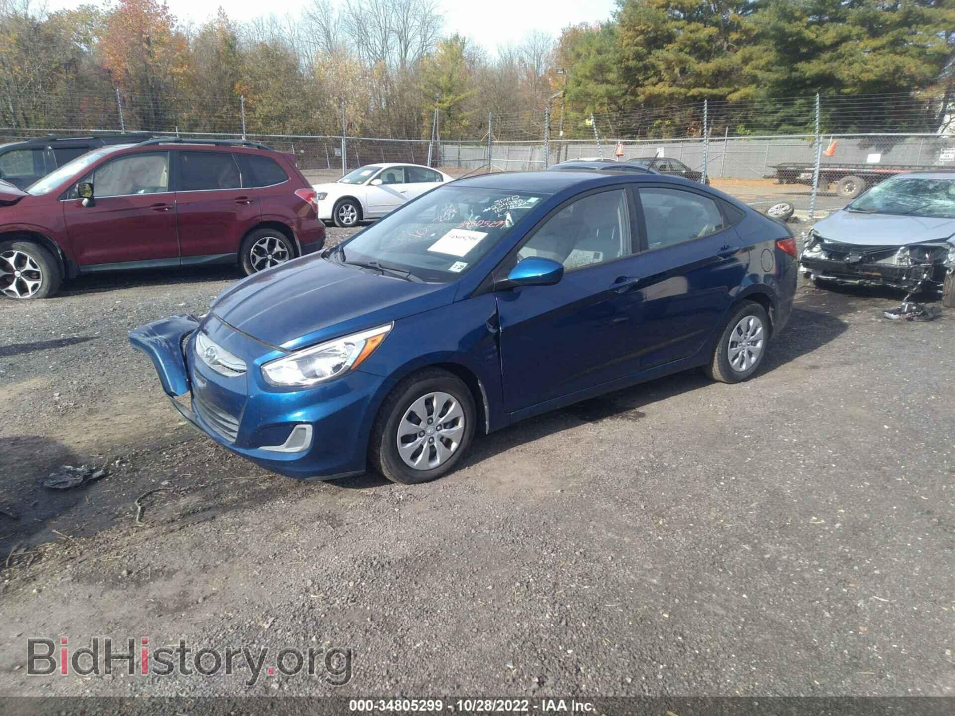 2017 HYUNDAI ACCENT - VIN: KMHCT4AE8HU186375 - Фото 2