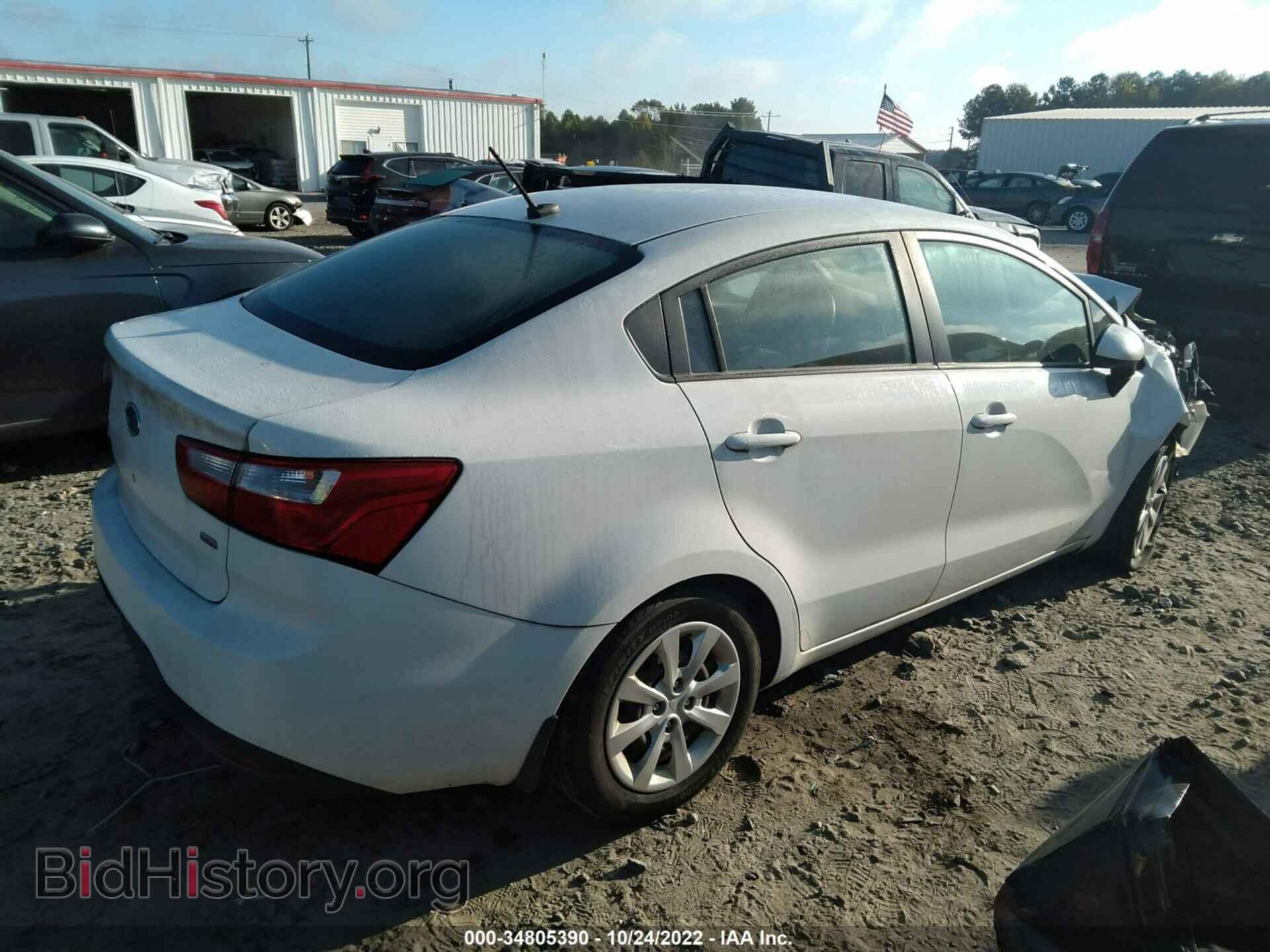 2012 KIA RIO - VIN: KNADM4A34C6082447 - Фото 4
