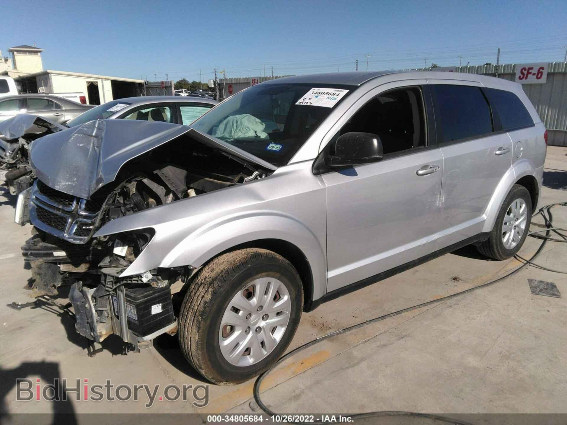 2014 DODGE JOURNEY - VIN: 3C4PDCAB2ET277294 - Фото 2