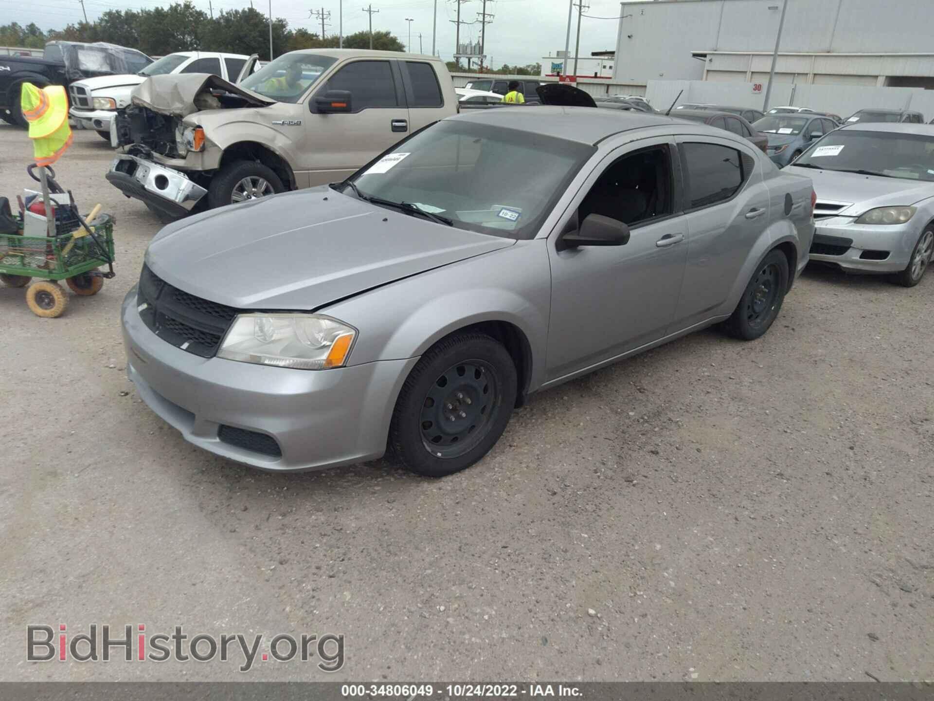 2014 DODGE AVENGER - VIN: 1C3CDZAB6EN221462 - Фото 2