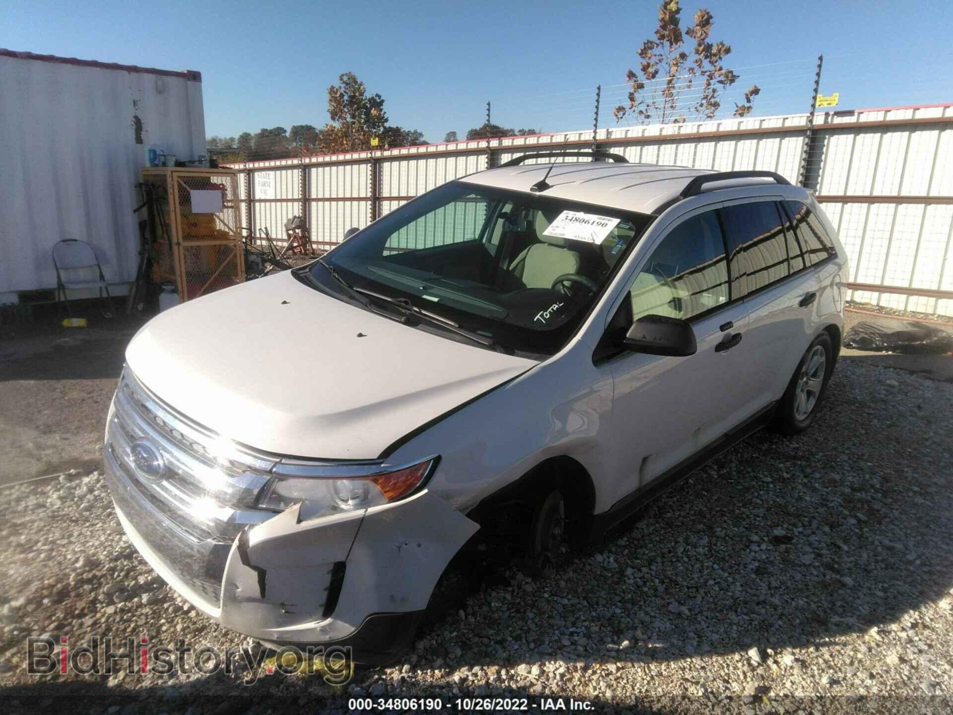 2013 FORD EDGE - VIN: 2FMDK3G95DBC72920 - Photo 2